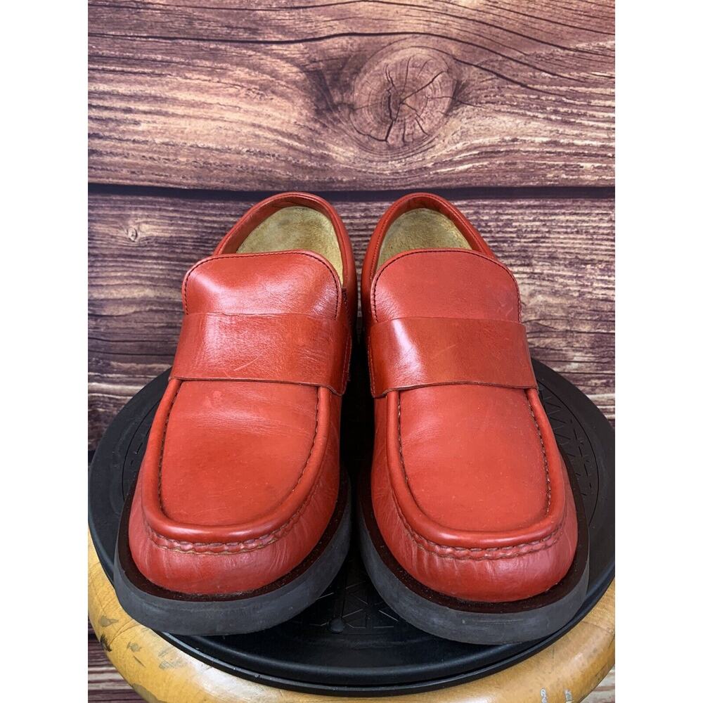 Patrick Cox Red Leather Loafers - Picture 2 of 10